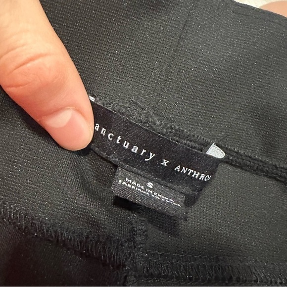 Sanctuary X Anthropologie metallic leggings stretch comfort leopard animal print - Picture 5 of 5